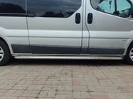 Renault Trafic 2001–2015 Premium sidetrin (sæt 2 stk., rustfrit stål) foto 12