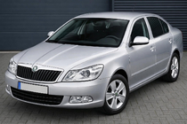 Skoda Octavia II A5 2006–2010 Spejlkapper (2 stk., rustfrit stål) Carmos - Tyrkisk stål foto 1