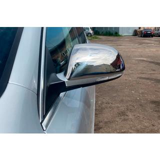 Spejlkapper (2 stk., rustfrit stål) Skoda Octavia II A5 2010–2013 foto 4