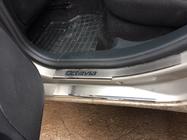 Skoda Octavia II A5 2010–2013 Krom dørtrinslister Nataniko (8 stk., rustfrit stål) Standard - Lohmann tape, 0,5 mm foto 6