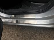 Skoda Rapid 2012–2019 Krom dørtrinslister Nataniko (8 stk., rustfrit stål) Premium - 3M tape, 0,8 mm foto 7