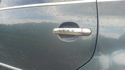 Skoda Superb 2001–2009 Dørgrebskapper med huller (4 stk., rustfrit stål) OmsaLine - italiensk rustfrit stål foto 5
