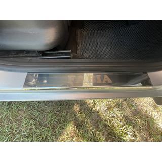 Carmos dørtrinslister (4 stk., rustfrit stål) Skoda Fabia 2007–2014 foto 4
