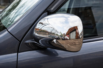 Toyota Land Cruiser Prado 120 2002–2009 Spejlkapper (2 stk., rustfrit stål) Carmos - Tyrkisk stål foto 7