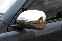 Toyota Land Cruiser Prado 120 2002–2009 Spejlkapper (2 stk., rustfrit stål) Carmos - Tyrkisk stål foto 6