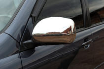 Toyota Land Cruiser Prado 120 2002–2009 Spejlkapper (2 stk., rustfrit stål) Carmos - Tyrkisk stål foto 5