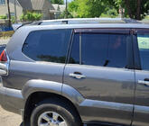 Toyota Land Cruiser Prado 120 2002–2009 Krom tagrælinger (tyrkiske) foto 1
