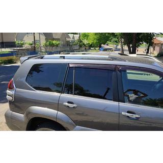 Krom tagrælinger (tyrkiske) Toyota Land Cruiser Prado 120 2002–2009 foto 2