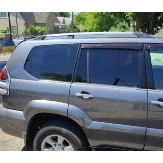 Krom tagrælinger (tyrkiske) Toyota Land Cruiser Prado 120 2002–2009 foto 1