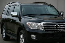 Toyota Land Cruiser 200 2007–2021 Krom spejlkåber 2008-2012 (2 stk., rustfrit stål) foto 1