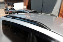 Toyota Rav 4 2006–2013 Sorte tyrkiske tagrælinger Lang akselafstand, metalfødder foto 3
