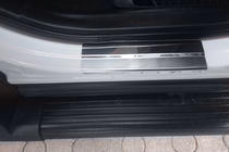 Toyota Rav 4 2013–2018 Dørtrinslister Nathaniko (4 stk., rustfrit stål) Premium - 3M tape, 0,8 mm foto 4