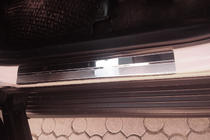 Toyota Rav 4 2013–2018 Dørtrinslister Nathaniko (4 stk., rustfrit stål) Premium - 3M tape, 0,8 mm foto 6