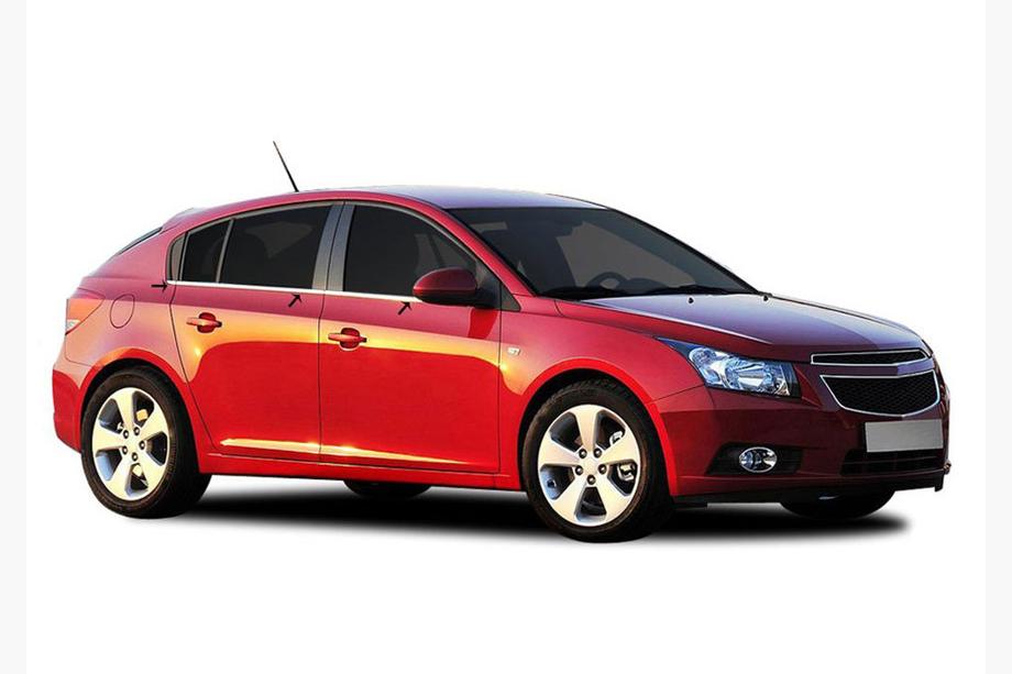 Chevrolet Cruze 2009–2015 Vindueslister i rustfrit stål Sedan, OmsaLine - Italiensk rustfrit stål Foto 5