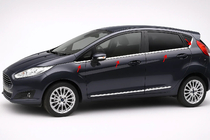 Ford Fiesta 2008–2017 Vindueslister (8 stk., rustfrit stål) Carmos - Tyrkisk stål foto 1