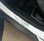 Ford Focus III 2011–2017 Carmos V1 dørtrinslister (4 stk., rustfrit stål) foto 3