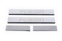 Ford Fusion 2002–2012 Carmos dørtrinslister (4 stk., rustfrit stål) foto 2