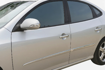 Hyundai Elantra (HD) 2006–2011 Dørgrebsdæksler (4 stk., rustfrit stål) Carmos - Tyrkisk stål foto 1