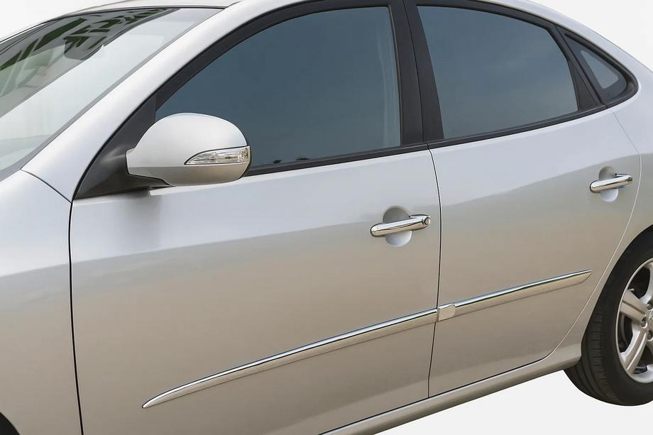 Hyundai Elantra (HD) 2006–2011 Dørgrebsdæksler (4 stk., rustfrit stål) Carmos - Tyrkisk stål Image