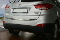 Hyundai IX-35 2010–2015 Bagagerumskantliste (rustfrit stål) OmsaLine - italiensk rustfrit stål foto 1