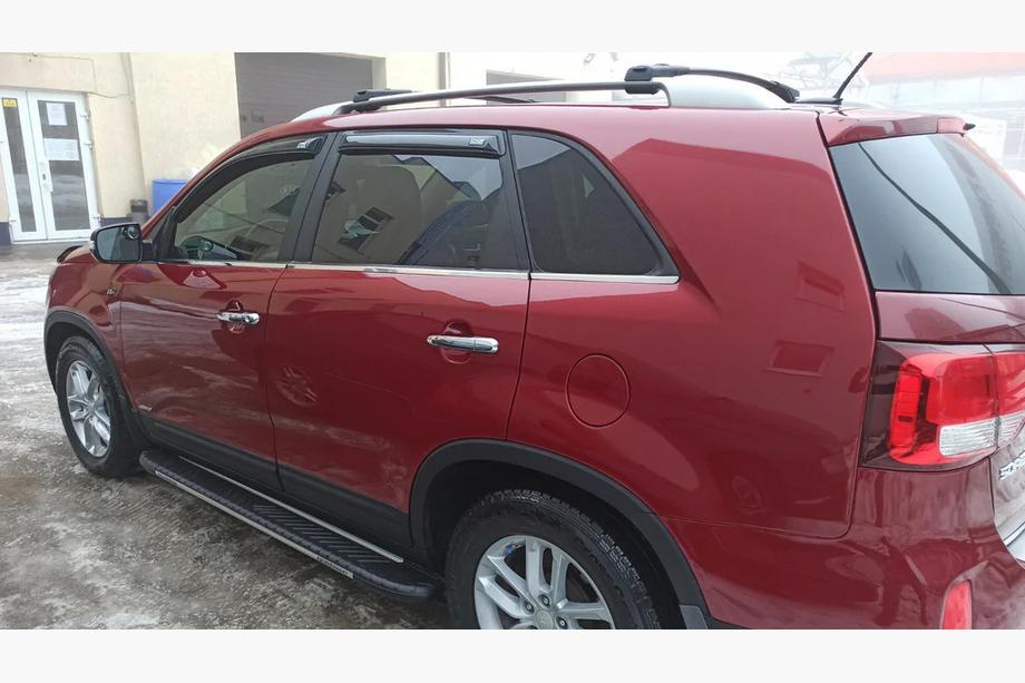 Kia Sorento II XM 2009–2014 Vinduesrammelister (6 stk., rustfrit stål) OmsaLine - italiensk rustfrit stål Foto 8