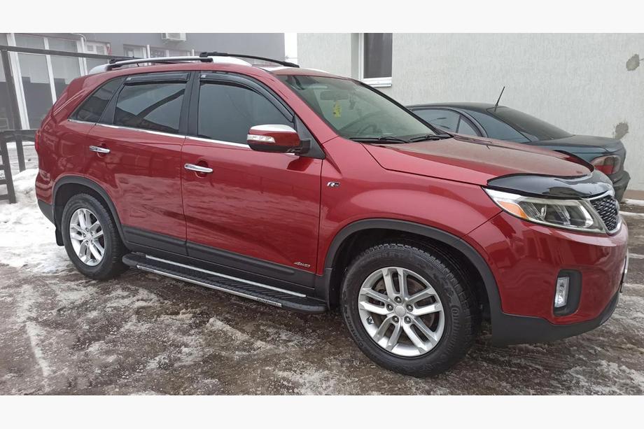 Kia Sorento II XM 2009–2014 Vinduesrammelister (6 stk., rustfrit stål) Image