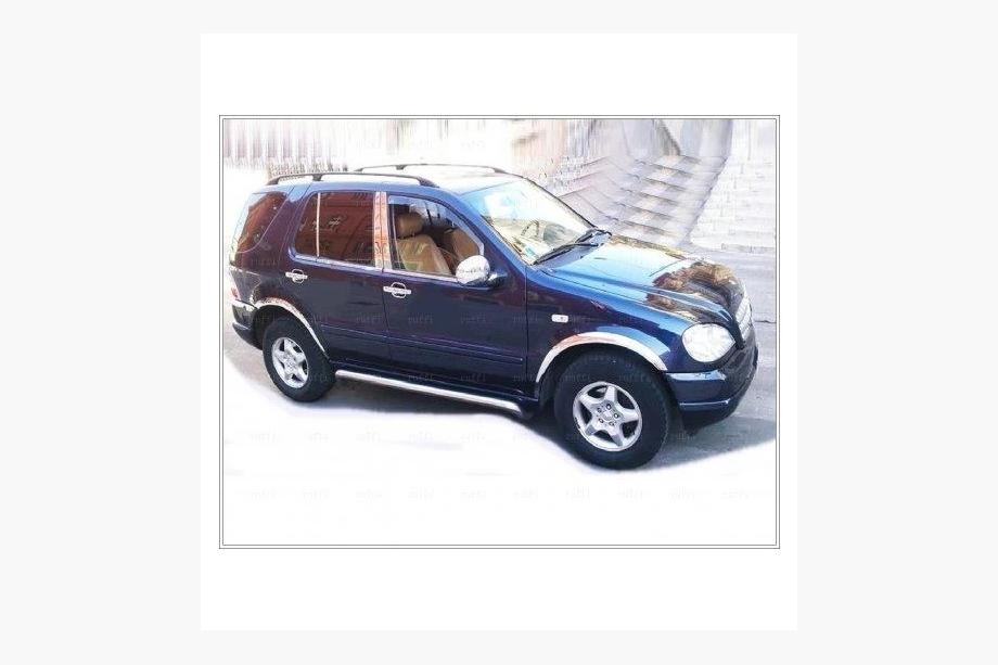 Mercedes ML W163 1997–2005 Udvendige vindueslister i rustfrit stål (6 stk.) Foto 4