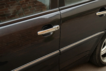 Mercedes C-klasse W202 1993–2001 Dørgrebsafdækninger (4 stk., rustfrit stål) foto 1