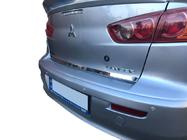 Mitsubishi Lancer X 2008– Kantbeskytter til bagklap (rustfrit stål) Carmos - Tyrkisk stål foto 1