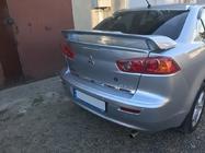Mitsubishi Lancer X 2008– Kantbeskytter til bagklap (rustfrit stål) Carmos - Tyrkisk stål foto 2