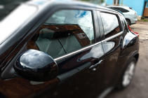 Nissan Juke 2010–2019 Vindueslister (4 stk., rustfrit stål) foto 2