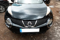 Nissan Juke 2010–2019 Krom forlygterammer (2 stk., rustfrit stål) foto 3