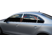 Volkswagen Jetta 2011–2018 Dørstolpelister (rustfrit stål) foto 1