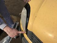 Renault Kangoo 1998–2008 Lygtevipper til forlygter (2 stk., sort ABS) (2003-2008) Mat sort foto 3