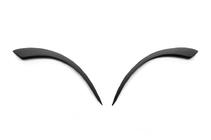 Renault Kangoo 1998–2008 Lygtevipper til forlygter (2 stk., sort ABS) (2003-2008) Mat sort foto 5