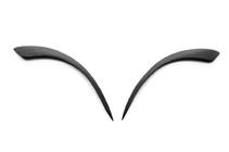 Renault Kangoo 1998–2008 Lygtevipper til forlygter (2 stk., sort ABS) (2003-2008) Mat sort foto 7
