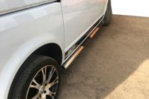 Volkswagen T5 2010–2015 Siderør (2 stk., rustfrit stål) foto 11