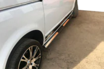 Volkswagen T5 Caravelle 2004–2010 Siderør (2 stk., rustfrit stål) foto 11