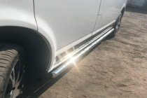 Volkswagen T5 Multivan 2003–2010 Siderør (2 stk., rustfrit stål) 70 mm, kort akselafstand foto 3