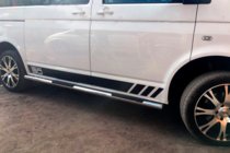 Volkswagen T5 Multivan 2003–2010 Siderør (2 stk., rustfrit stål) 70 mm, kort akselafstand foto 7