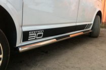 Volkswagen T5 Multivan 2003–2010 Siderør (2 stk., rustfrit stål) 70 mm, kort akselafstand foto 10