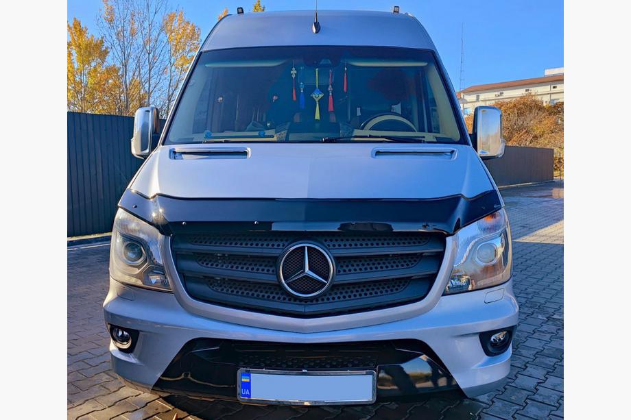 Mercedes Sprinter W906 2006–2018 Motorhjelmsdeflektor 2013+ (V1, EuroCap) Foto 11
