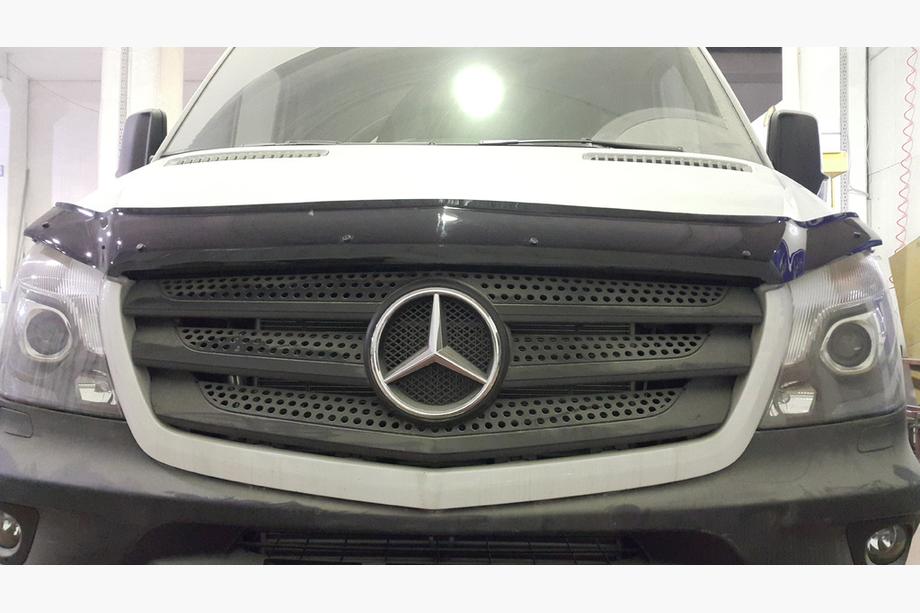 Mercedes Sprinter W906 2006–2018 Motorhjelmsdeflektor 2013+ (V1, EuroCap) Foto 8