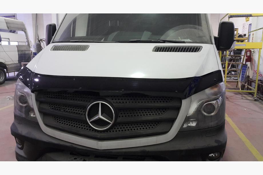 Mercedes Sprinter W906 2006–2018 Motorhjelmsdeflektor 2013+ (V1, EuroCap) Foto 7