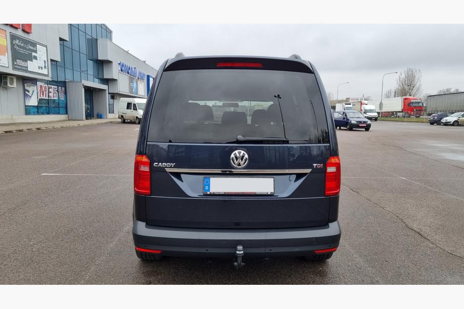 Volkswagen Caddy 2015–2020 Rustfri stålliste over nummerpladen (1-dørs) Foto 1
