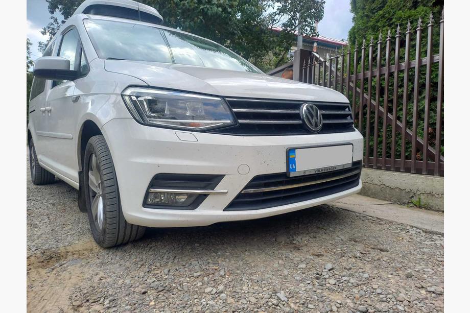 Volkswagen Caddy 2015–2020 Krom kofangerbeskyttere (3 stk., rustfrit stål) Foto 4