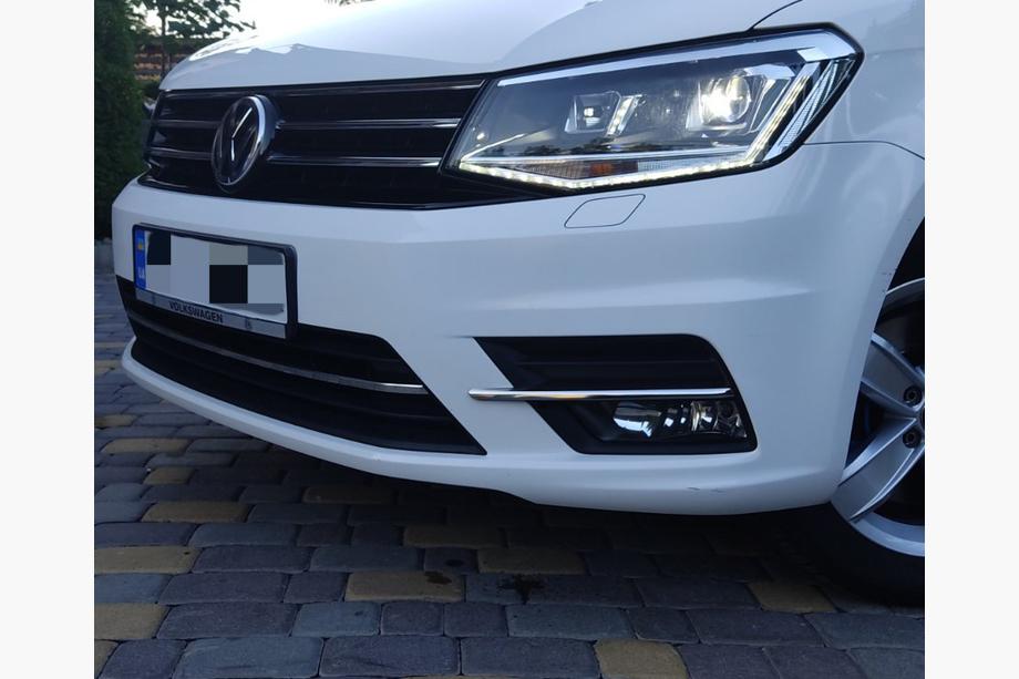 Volkswagen Caddy 2015–2020 Krom kofangerbeskyttere (3 stk., rustfrit stål) Foto 2