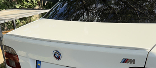BMW 5-serie E39 1996–2003 M emblem 80x30 mm (rustfrit stål) foto 3