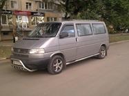 Volkswagen T4 Caravelle/Multivan 1990–2003 Siderør (2 stk., rustfrit stål) 60 mm, kort akselafstand foto 2