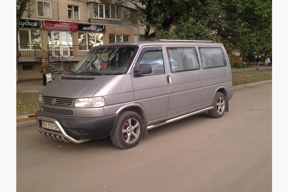 Volkswagen T4 Caravelle/Multivan 1990–2003 Siderør (2 stk., rustfrit stål) 70 mm, kort akselafstand Foto 2
